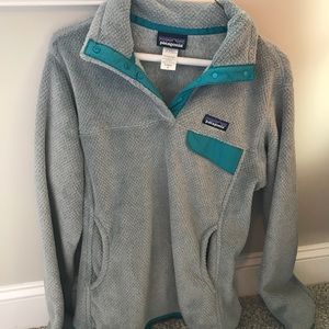 Women's Re-Tool Snap-T Pullover Grey/Teal